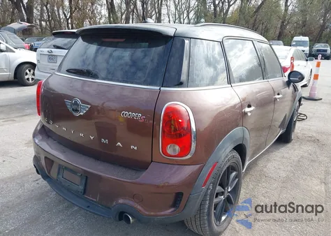 2013 Mini Countryman Cooper S из США, поврежденный, VIN WMWZC3C53DWP23462